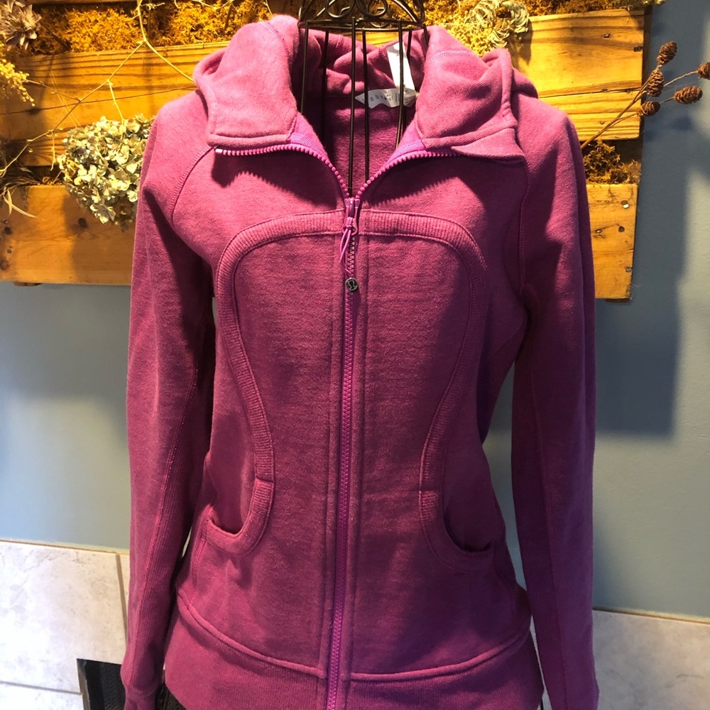 EUC Lululemon Scuba Hoodie Heather Grape SZ 6